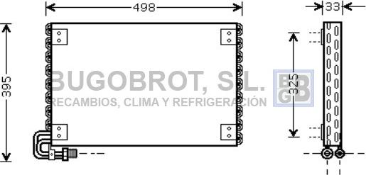 BUGOBROT 62-DN5227 - Kondenser, kondisioner furqanavto.az