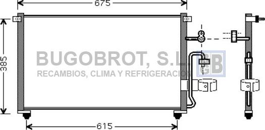 BUGOBROT 62-DW5063 - Kondenser, kondisioner furqanavto.az