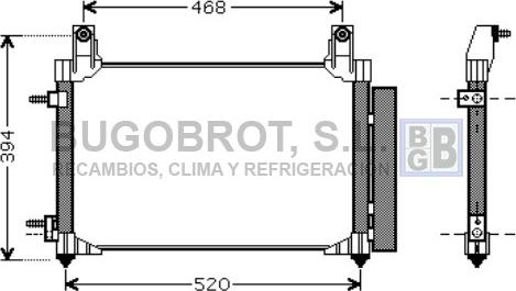 BUGOBROT 62-DW5081 - Kondenser, kondisioner furqanavto.az