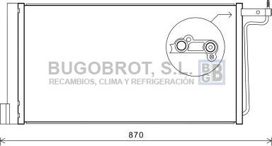 BUGOBROT 62-FD5485 - Kondenser, kondisioner furqanavto.az