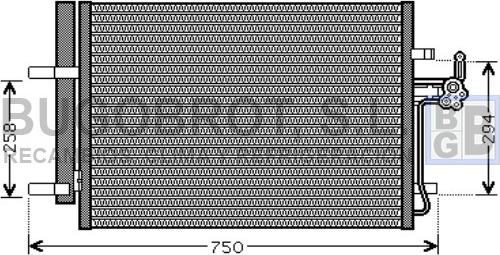 BUGOBROT 62-FD5428 - Kondenser, kondisioner furqanavto.az