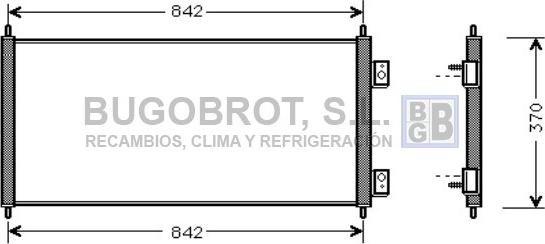 BUGOBROT 62-FD5303 - Kondenser, kondisioner furqanavto.az