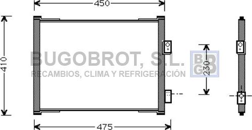 BUGOBROT 62-FD5262 - Kondenser, kondisioner furqanavto.az