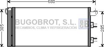 BUGOBROT 62-FT5406 - Kondenser, kondisioner furqanavto.az