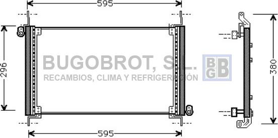 BUGOBROT 62-FT5187 - Kondenser, kondisioner furqanavto.az