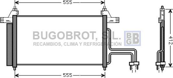 BUGOBROT 62-FT5253 - Kondenser, kondisioner furqanavto.az