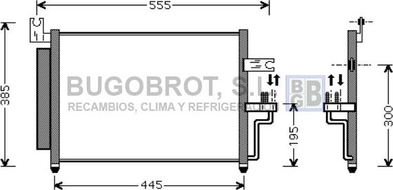 BUGOBROT 62-HY5081 - Kondenser, kondisioner furqanavto.az