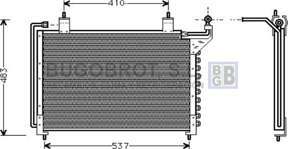 BUGOBROT 62-JR5013 - Kondenser, kondisioner furqanavto.az