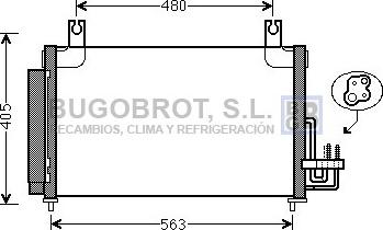 BUGOBROT 62-KA5204 - Kondenser, kondisioner furqanavto.az