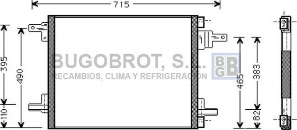 BUGOBROT 62-MS5345 - Kondenser, kondisioner furqanavto.az