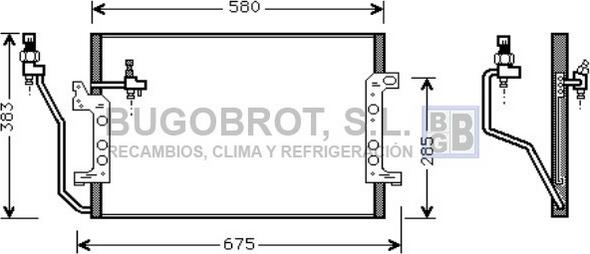 BUGOBROT 62-MS5330 - Kondenser, kondisioner furqanavto.az