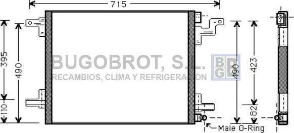 BUGOBROT 62-MS5377 - Kondenser, kondisioner furqanavto.az