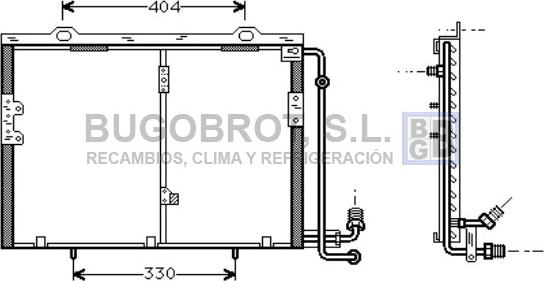 BUGOBROT 62-MS5290 - Kondenser, kondisioner furqanavto.az