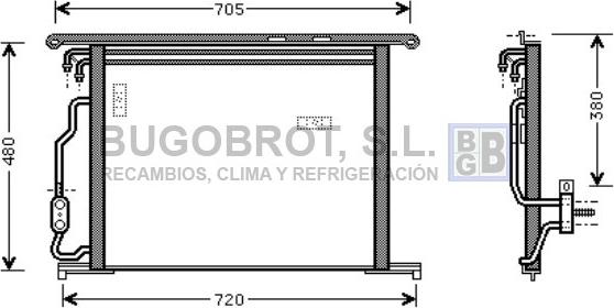 BUGOBROT 62-MS5280 - Kondenser, kondisioner furqanavto.az