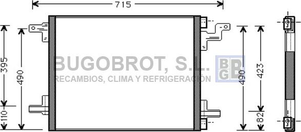 BUGOBROT 62-MS5270 - Kondenser, kondisioner furqanavto.az