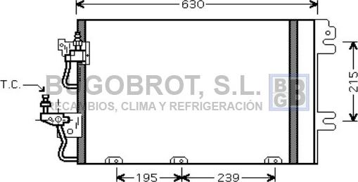 BUGOBROT 62-OL5366 - Kondenser, kondisioner furqanavto.az