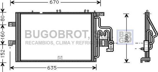 BUGOBROT 62-OL5309 - Kondenser, kondisioner furqanavto.az