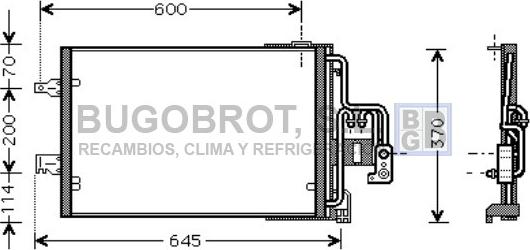 BUGOBROT 62-OL5385 - Kondenser, kondisioner furqanavto.az