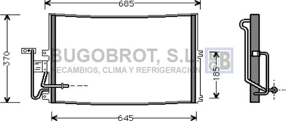 BUGOBROT 62-OL5274 - Kondenser, kondisioner furqanavto.az