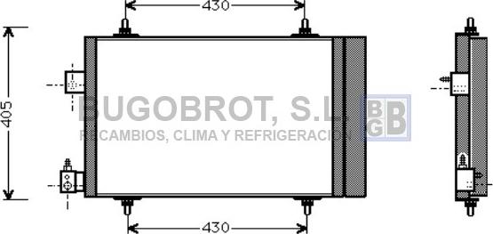 BUGOBROT 62-PE5193 - Kondenser, kondisioner furqanavto.az