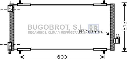 BUGOBROT 62-PE5301 - Kondenser, kondisioner furqanavto.az