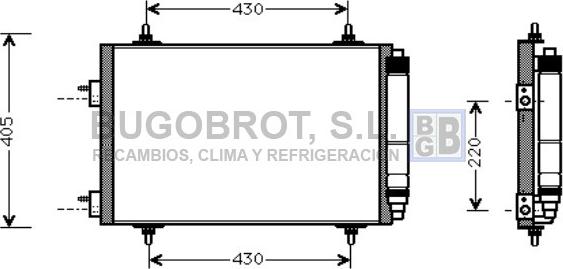 BUGOBROT 62-PE5209 - Kondenser, kondisioner furqanavto.az