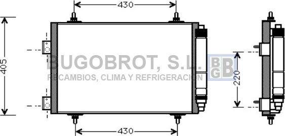 BUGOBROT 62-PE5215 - Kondenser, kondisioner furqanavto.az