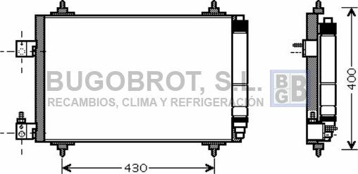 BUGOBROT 62-PE5286 - Kondenser, kondisioner furqanavto.az