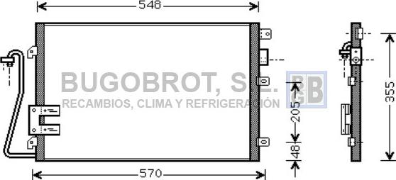 BUGOBROT 62-RT5376 - Kondenser, kondisioner furqanavto.az