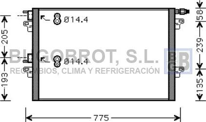 BUGOBROT 62-RT5297 - Kondenser, kondisioner furqanavto.az