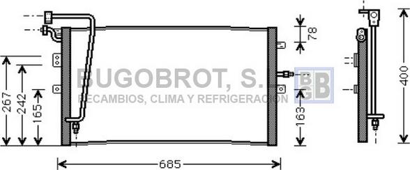 BUGOBROT 62-SB5039 - Kondenser, kondisioner furqanavto.az