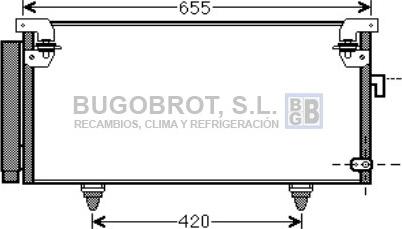 BUGOBROT 62-SU5073 - Kondenser, kondisioner furqanavto.az