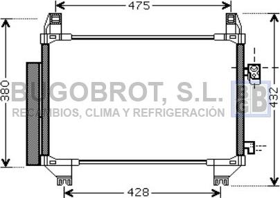 BUGOBROT 62-TO5407 - Kondenser, kondisioner furqanavto.az