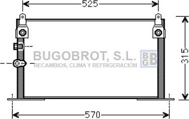 BUGOBROT 62-TO5585 - Kondenser, kondisioner furqanavto.az