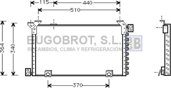 BUGOBROT 62-TO5194 - Kondenser, kondisioner furqanavto.az