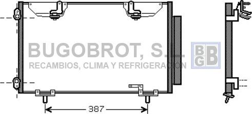 BUGOBROT 62-TO5327 - Kondenser, kondisioner furqanavto.az