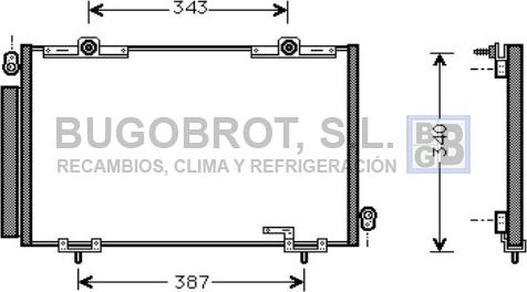 BUGOBROT 62-TO5250 - Kondenser, kondisioner furqanavto.az