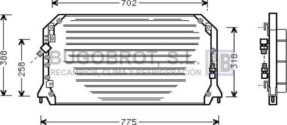 BUGOBROT 62-TO5253 - Kondenser, kondisioner furqanavto.az