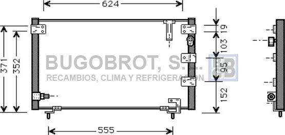 BUGOBROT 62-TO5262 - Kondenser, kondisioner furqanavto.az