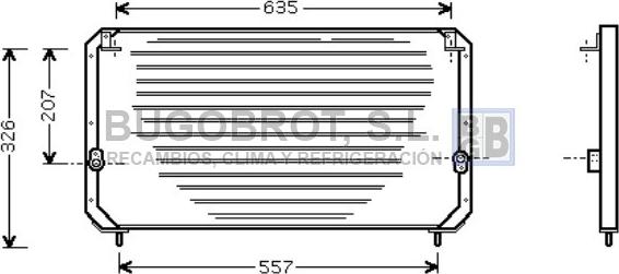 BUGOBROT 62-TO5202 - Kondenser, kondisioner furqanavto.az