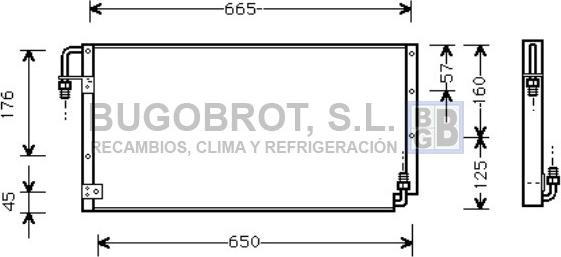 BUGOBROT 62-TO5211 - Kondenser, kondisioner furqanavto.az