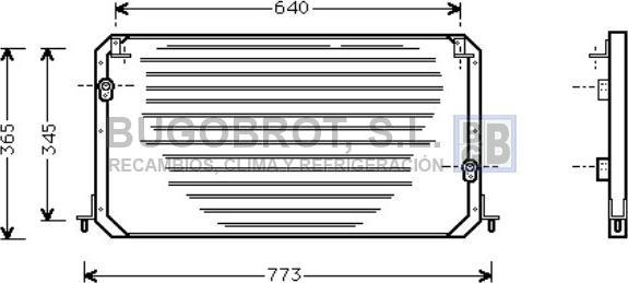 BUGOBROT 62-TO5224 - Kondenser, kondisioner furqanavto.az