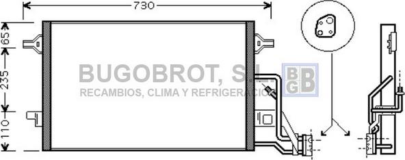 BUGOBROT 62-VW5190 - Kondenser, kondisioner furqanavto.az