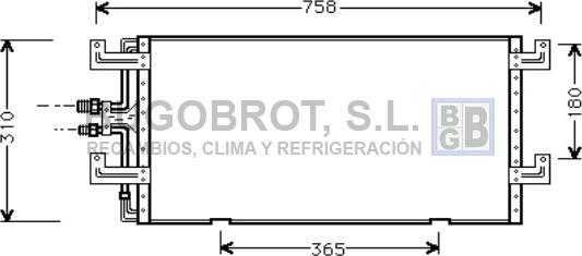 BUGOBROT 62-VW5145 - Kondenser, kondisioner furqanavto.az