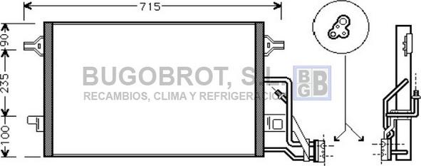 BUGOBROT 62-VW5189 - Kondenser, kondisioner furqanavto.az