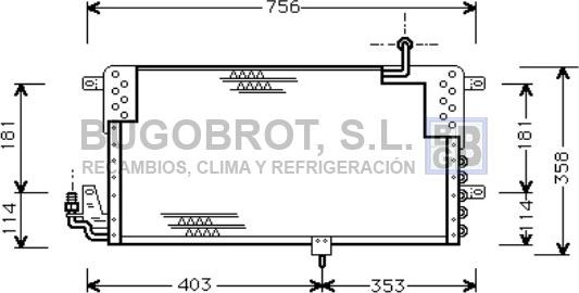 BUGOBROT 62-VW5139 - Kondenser, kondisioner furqanavto.az