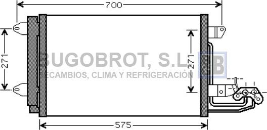 BUGOBROT 62-VW5269 - Kondenser, kondisioner furqanavto.az