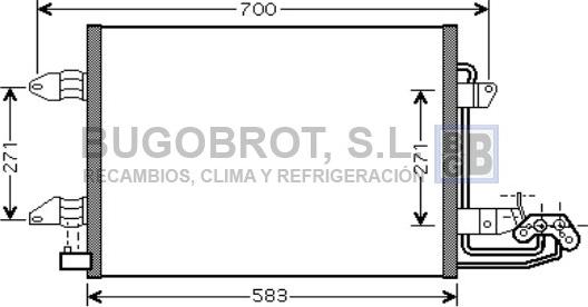 BUGOBROT 62-VW5211 - Kondenser, kondisioner furqanavto.az