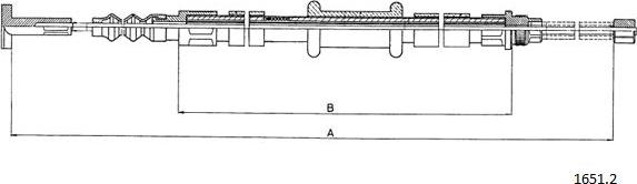 Cabor 1651.2 - Kabel, dayanacaq əyləci furqanavto.az