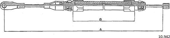 Cabor 10.942 - Kabel, dayanacaq əyləci furqanavto.az